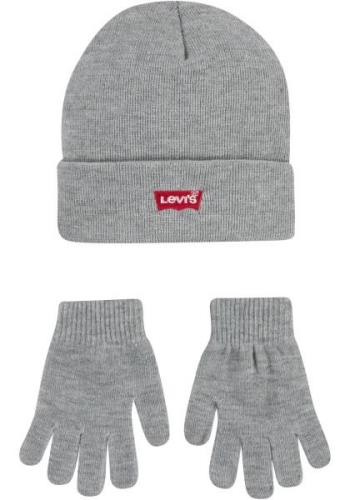 Levi's Kidswear Gebreide muts CORE BATWING BEANIE/GLOVES (set, 2 stuks...