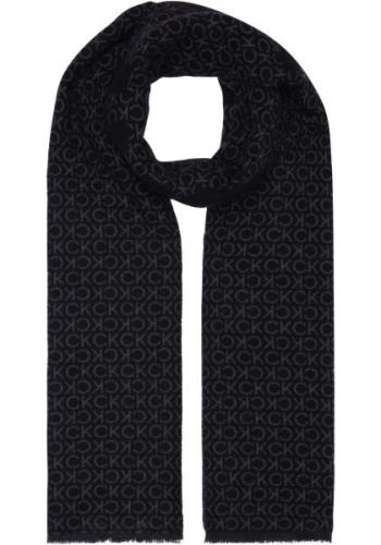 Calvin Klein Sjaal FRINGES TWO-TONE MONO MW SCARF