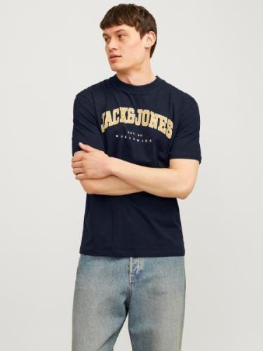 NU 20% KORTING: Jack & Jones Shirt met ronde hals JJECALEB VARSITY TEE...