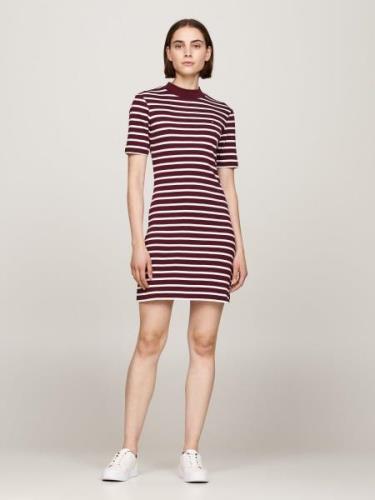 Tommy Hilfiger Shirtjurk SLIM CODY MOCK-NK DRESS