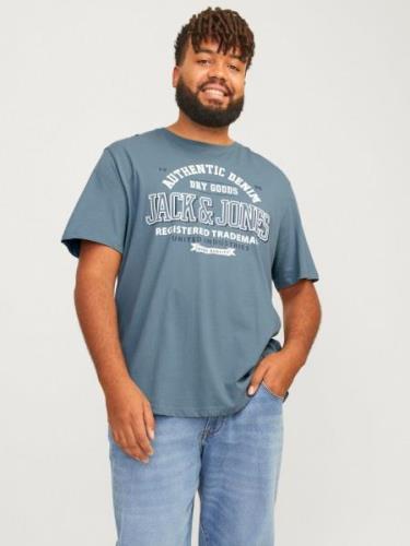 Jack & Jones PlusSize T-shirt JJELOGO TEE SS O-NECK 2 COL AW24 S PLS