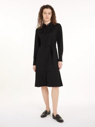 Tommy Hilfiger Jurk met overhemdkraag FLUID VISCOSE SHIRT DRESS