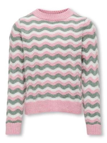 NU 20% KORTING: KIDS ONLY Trui met ronde hals KOGLIA L/S O-NECK STRIPE...