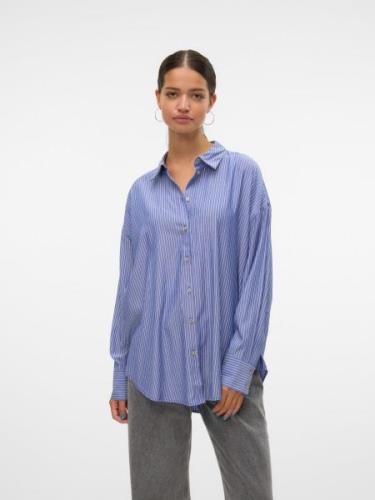 Vero Moda Blouse met lange mouwen VMNORA LS OVERSIZE SHIRT WVN GA NOOS