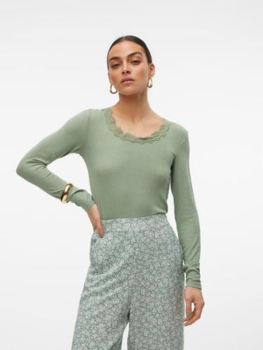 Vero Moda Shirt met lange mouwen VMROSI LS O-NECK TOP JRS