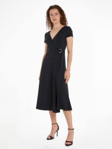 Tommy Hilfiger Wikkeljurk UTILITY WRAP MIDI DRS SS