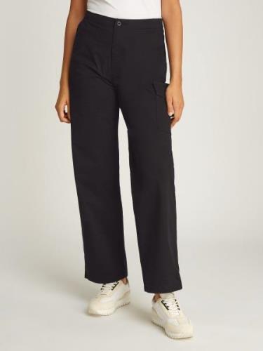 NU 20% KORTING: Calvin Klein Cargobroek BRUSHED COTTON CARGO PANT