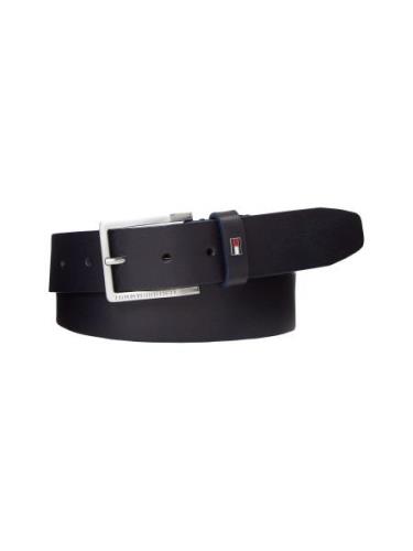 Tommy Hilfiger Leren riem OLIVER 3.5 EXT met metalen label aan de slui...