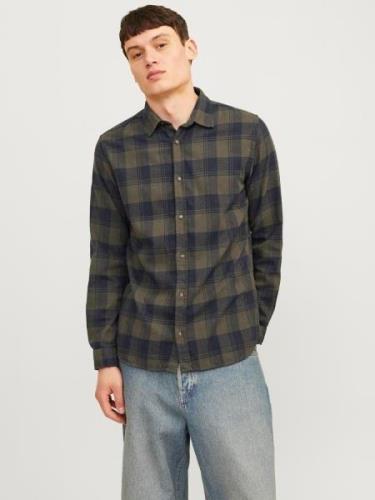 Jack & Jones Overhemd met lange mouwen JJJOSHUA FALL BUFFALO SHIRT LS