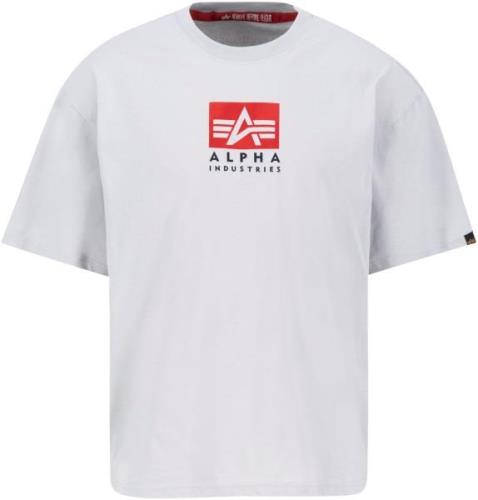 NU 20% KORTING: Alpha Industries Shirt met ronde hals Satin Logo T