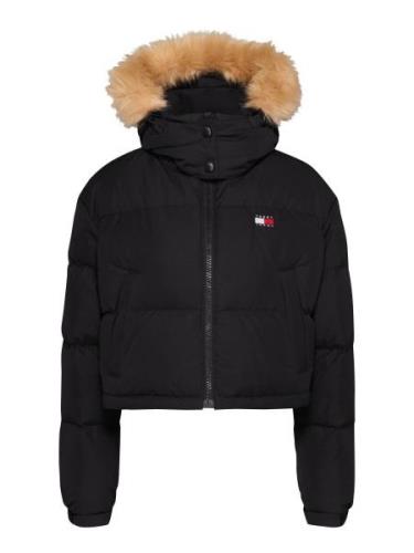 TOMMY JEANS Gewatteerde jas TJW CRP ALASKA FAUX FUR HOOD