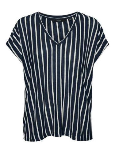 Vero Moda Shirt met korte mouwen VMLANA SS V-NECK TOP JRS GA