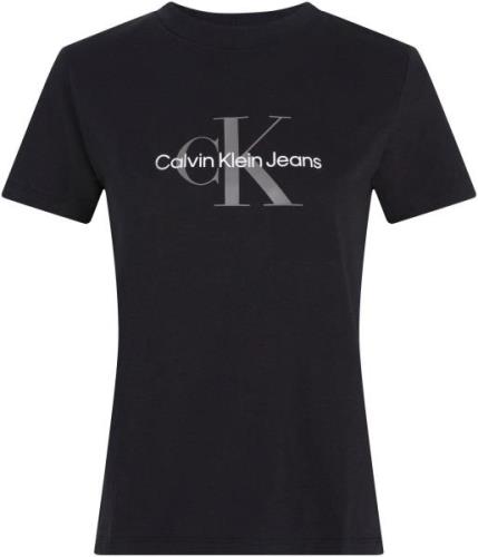 NU 20% KORTING: Calvin Klein T-shirt SS Monologo Crewneck Tee