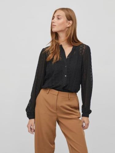 NU 20% KORTING: Vila Shirt VICHIKKA LACE L/S SHIRT- NOOS