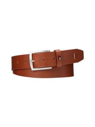 Tommy Hilfiger Leren riem DENTON 3.5 EXT met metalen label aan de slui...