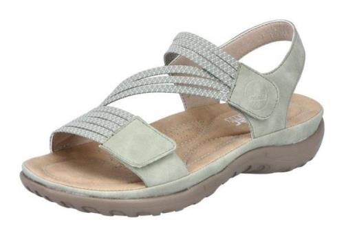 NU 20% KORTING: Rieker Sandalen zomerschoen, sandaal, keilhak, met ela...