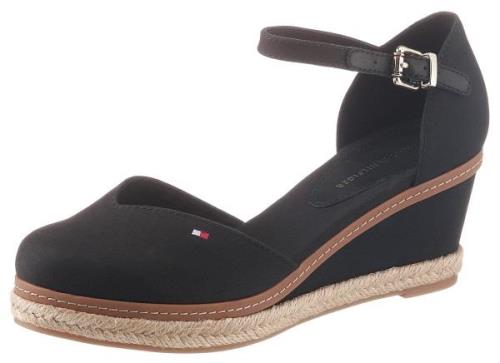 Tommy Hilfiger Gesppumps BASIC CLOSED TOE MID WEDGE strap sandal, wedg...