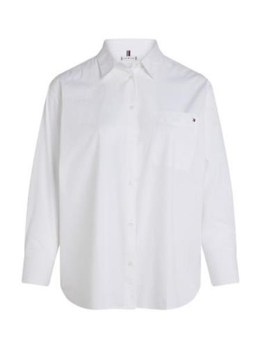 Tommy Hilfiger Curve Overhemdblouse CRV ESS COTTON EASY FIT SHIRT