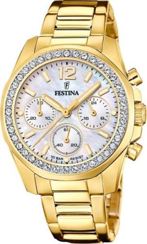 Festina Chronograaf Boyfriend, F20609/1 Horloge, quartzhorloge, damesh...