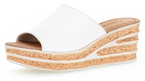 NU 20% KORTING: Gabor Slippers wedge heel, summer shoe, slip-on, refin...