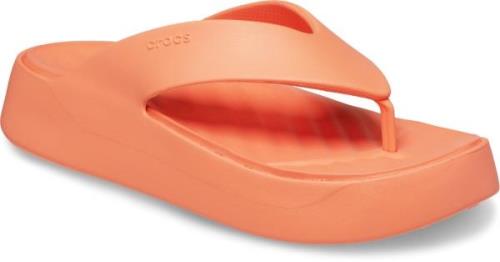 NU 20% KORTING: Crocs Teenslippers Getaway Platform Flip platform, sum...