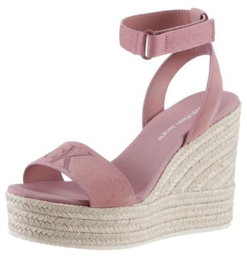 NU 20% KORTING: Calvin Klein Sleehaksandaaltjes WEDGE SANDAL SU MG BTW...