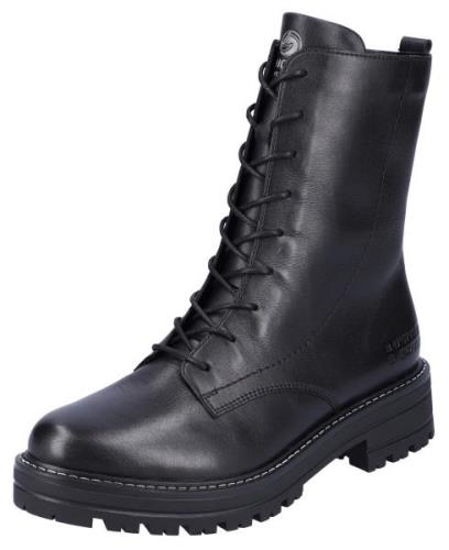 Remonte Veterlaarsjes blokhak, veterschoenen, chunky boots met contras...