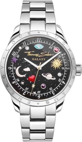 NU 20% KORTING: THOMAS SABO Kwartshorloge COSMIC AMULET Horloge, dames...