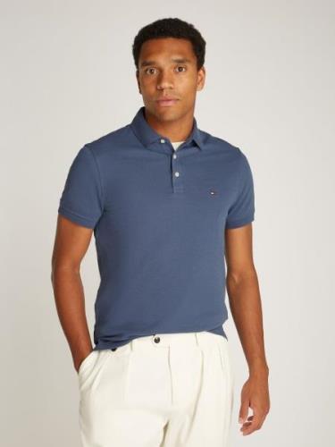 Tommy Hilfiger Poloshirt 1985 SLIM POLO van iets gestructureerd piqué