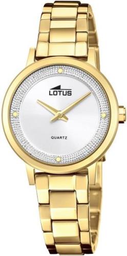 Lotus Kwartshorloge Horloge, dameshorloge, stalen armband