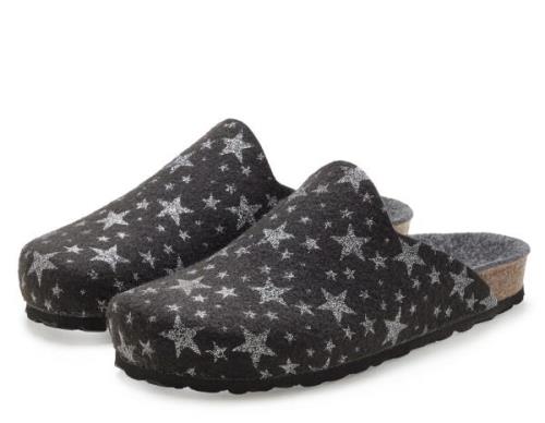 NU 20% KORTING: Vivance Pantoffels Clog, Pantoffel van vilt met verwar...