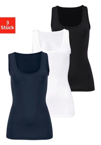 vivance active Hemd van zachte microvezel, tanktop, onderhemd (Set van...