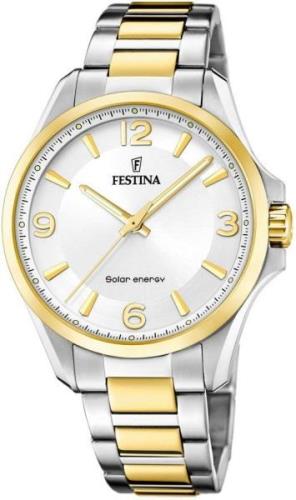 Festina Solarhorloge Solar Energy, F20657/1 Horloge, herenhorloge, sta...