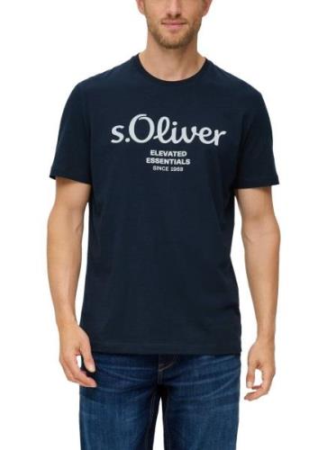 s.Oliver T-shirt van ademende katoen