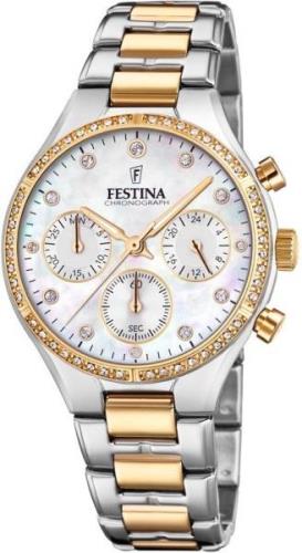 Festina Chronograaf Boyfriend collectie, F20402/1 Horloge, quartzhorlo...