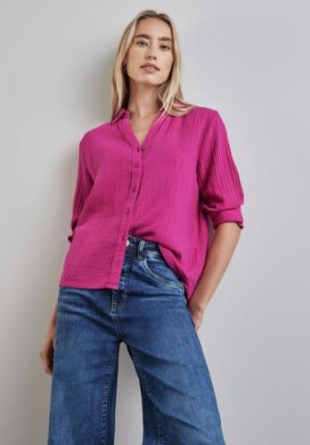 STREET ONE Overhemdblouse met pas achter