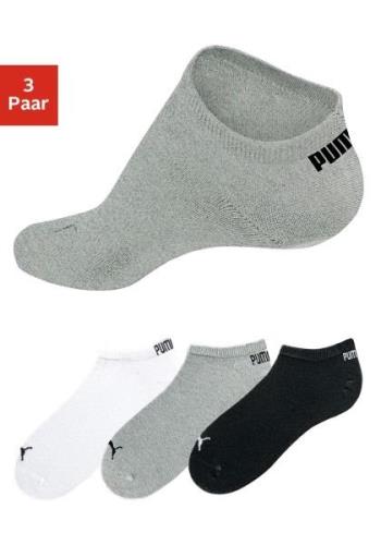 PUMA Sneakersokken met ingebreid logo (3 paar)