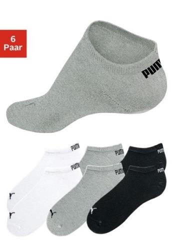 PUMA Sneakersokken met ingebreid logo (6 paar)