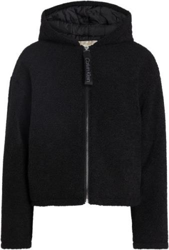 NU 20% KORTING: Calvin Klein Pluchen jack SHERPA JACKET met een logo-o...