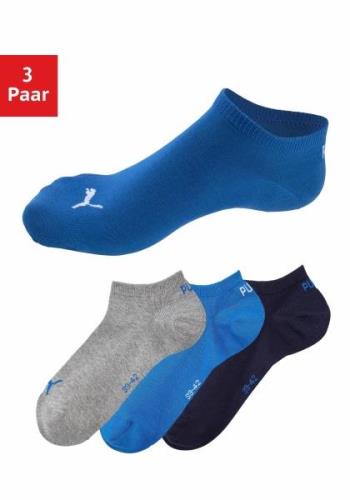 PUMA Sneakersokken met ingebreid logo (3 paar)