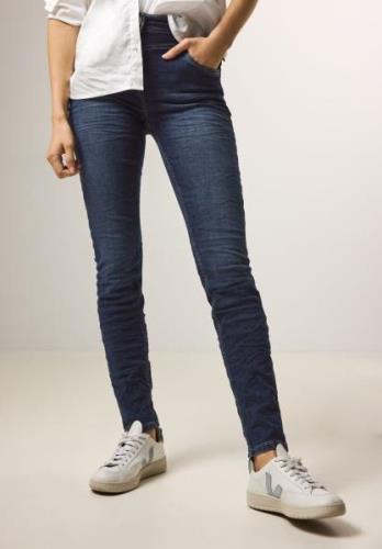 Cecil Slim fit jeans in blauwe wassing