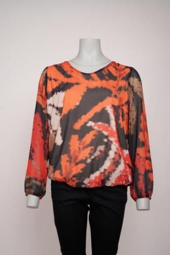 Seidel Moden Blouse met lange mouwen met print all-over