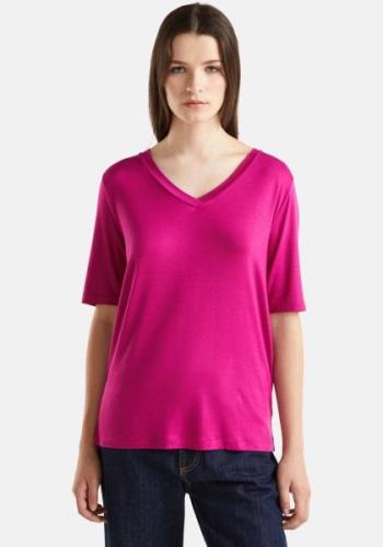 United Colors of Benetton T-shirt met v-hals