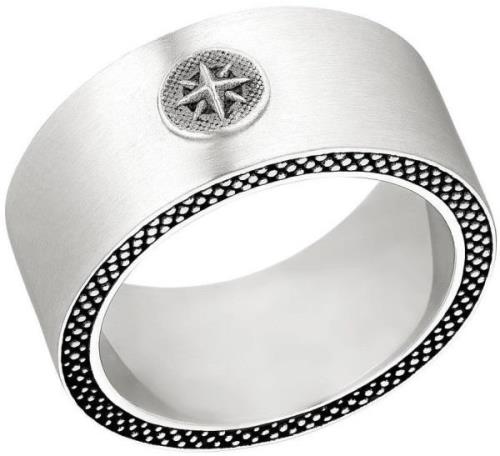 s.Oliver Ring Kompas-motief, 2037999/-800/-801/-802