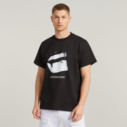 G-Star RAW T-shirt Water burger loose r t