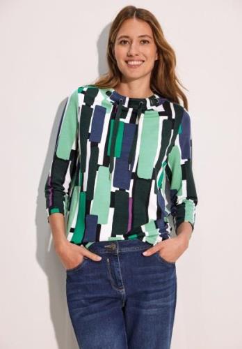 Cecil Shirt met 3/4 mouwen met print all-over