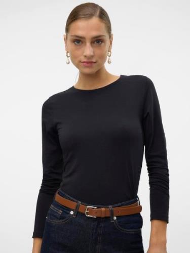 Vero Moda Shirt met lange mouwen VMLULU LS O-NECK TOP JRS GA NOOS