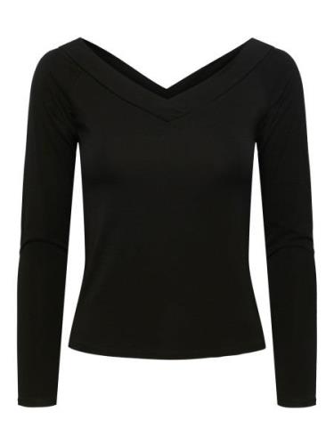 NU 20% KORTING: pieces Shirt met lange mouwen PCMALIVA LS OFF SHOULDER...