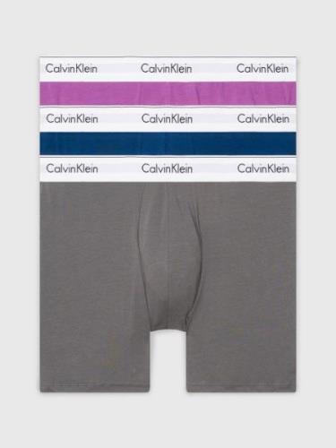 Calvin Klein Boxershort BOXER BRIEF 3PK met langere pijpen & logo-elas...