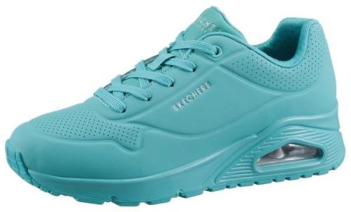 Skechers Sneakers met sleehak Uno - Stand on Air met fijne perforatie,...